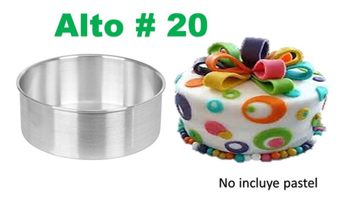 Moldes Mini Pasteles 2pzs Fondant Alto Repostería 20 Y 14 Cm