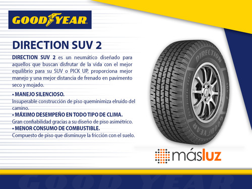 4 Llantas Direction Suv 2 Goodyear Medida Lt235/70r16 110s D