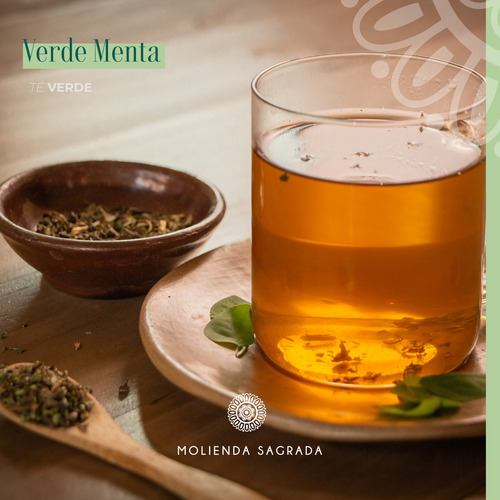 Té Verde Menta 200gr Molienda Sagrada