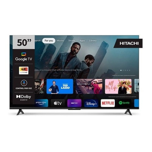 Imagen 3 de 4 de Smart TV Hitachi CDH-LE504KSMART26-F LED Google TV 4K 50" 220V