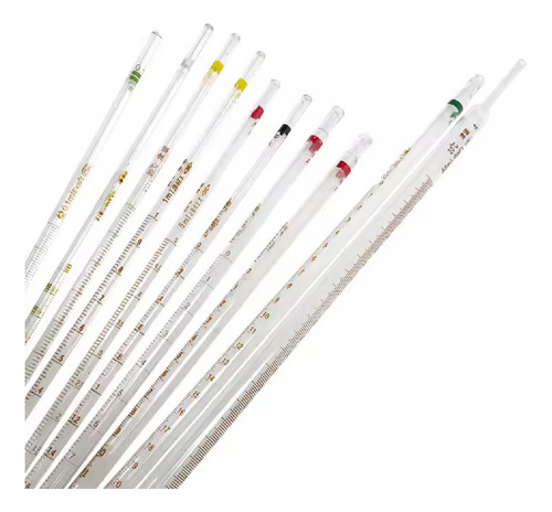 Pipeta Graduada Serologica 0,1ml Vidrio Clase A Blanco