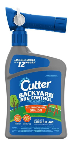 Cutter Eliminador Concentrado De Insectos Para Patios 32oz