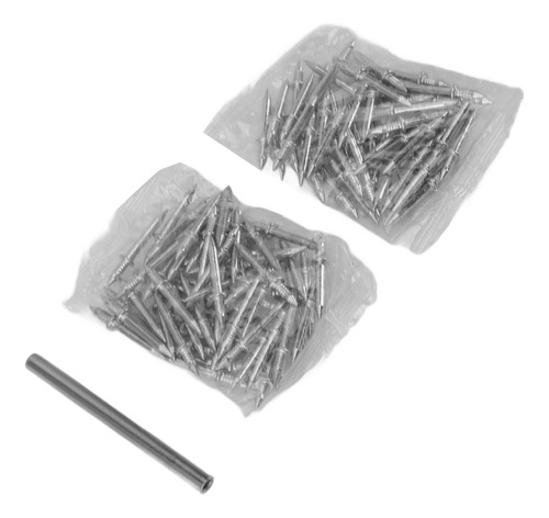 Pregos De Rodapé De Cabeça Dupla, 100 Peças, Fio De Rodapé S