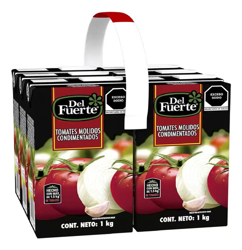 Del Fuerte Pure De Tomate 6 De 1 Kg Msi