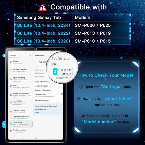 2 Pzs Mica Cristal Templado Samsung Galaxy Tab S6 Lite 10.4