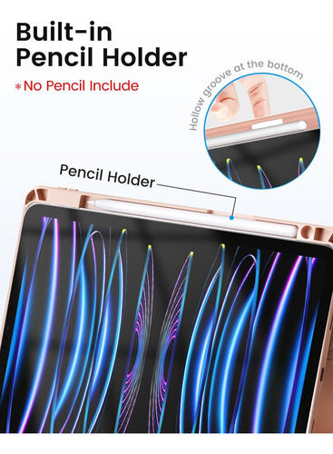 Funda Oyeeice Para iPad Pro 12.9 Con Teclado (6ª, 5ª Generac