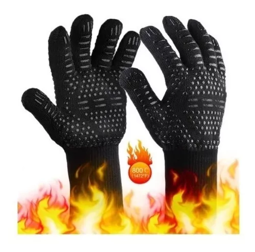  Los mejores guantes de horno para alta temperatura, guantes de  horno, guantes resistentes al calor, guantes de parrilla, guantes de  cocina, guantes de horno, guantes de mano de cocina, guantes de