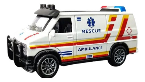 Camioneta Van Ambulancia Medicos Escala 1:32 1/32 Coleccion