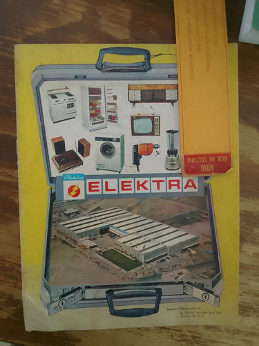 Catálogo Tiendas Elektra: Muebles, Juguetes, Etc. 1975 Antig