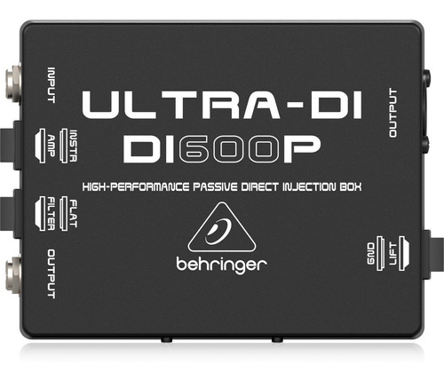 Caja Directa Behringer Ultra-di Di600p De Inyección Pasiva