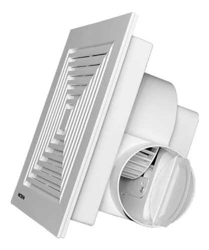 Imagen 5 de 10 de Extractor Techo Pared Plafon 8'' Blanco Ducto 4'' Masterfan