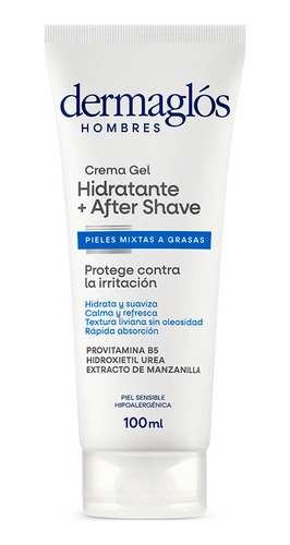 Crema Gel Dermaglós Hombres Hidratante + After Shave 100ml