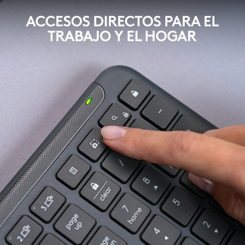 Teclado Inalámbrico Logitech Signature Slim K950 Grafito