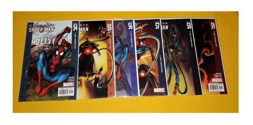 Ultimate Spider-man #54 Al 59 Hollywood 6 Numeros Marvel Usa
