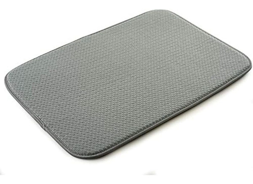 Norpro 18 Por 12inch Microfiber Dish Drying Mat Gris