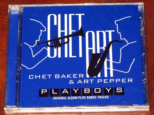 Chet Baker & Art Pepper Playboys Cd Nuevo Importado C/bonus