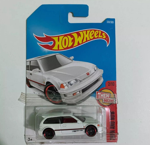 Hot Wheels 90 Honda Civic Ef Then And Now Blanco 330/365