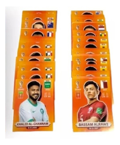 Qatar 2022 Set 100 Láminas Sin Repetir Originales Panini 