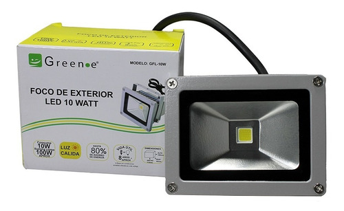 Foco Exterior Led 10w Luz Calida