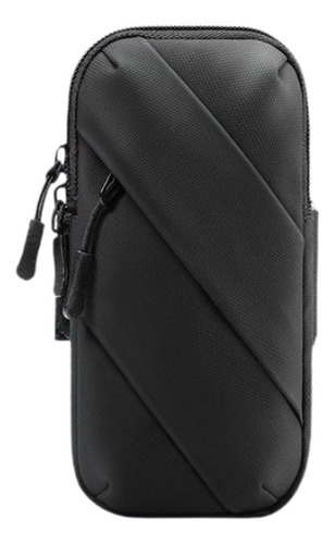 Brazalete Deportivo Para Correr, Funda Con Soporte Negro