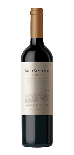 Imagen 1 de 1 de Nieto Senetiner Reserva Malbec - Petit Verdot 750ml