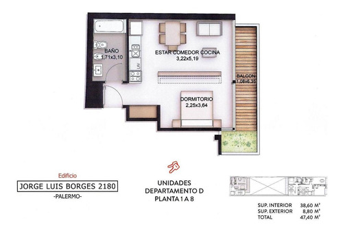 Imagen 11 de 30 de Emprendimiento Edificio En Venta En Palermo El Nuevo Borges