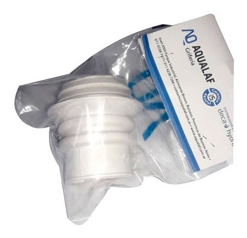 Imagen 4 de 9 de Fuelle Para Inodoro 1,5 / 2 Corto Colgar Pvc Blanco Largo