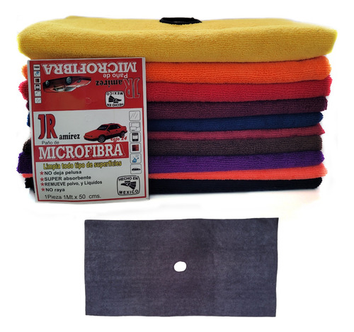 20 Trapo Mop D Microfibra Doble Función Antibacteriana