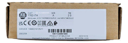 Allen-bradley 1762-it4 Micrologix Módulo Entrada De Termopar