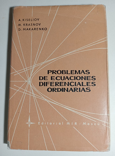 Krasnov, Problemas De Ecuaciones Diferenciales Y Ordinarias
