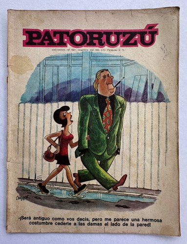 Patoruzu Semanal Nº 1921 Dante Quinterno Diciembre 1974