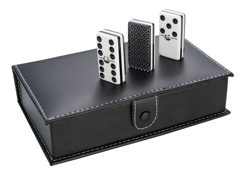 Domino Baraja Plata + Baraja Faisan Española Azul + Cubilete