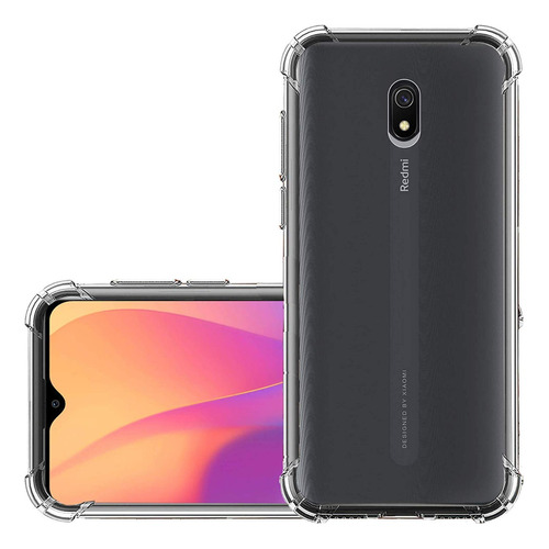 Estuche Forro Transparente Antigolpes Redmi 8a