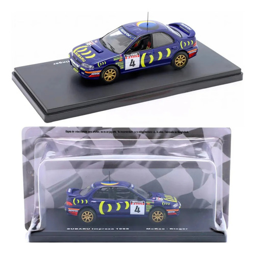 Auto A Escala Rally Coleccion Rally Oficial Salvat Esc 1.43 Subaru Impreza 1995 Mcrae Ringer