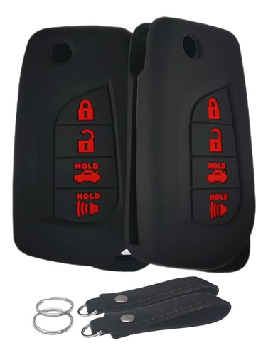 Funda De Silicona Plegable Para Llavero Con Control Remoto C