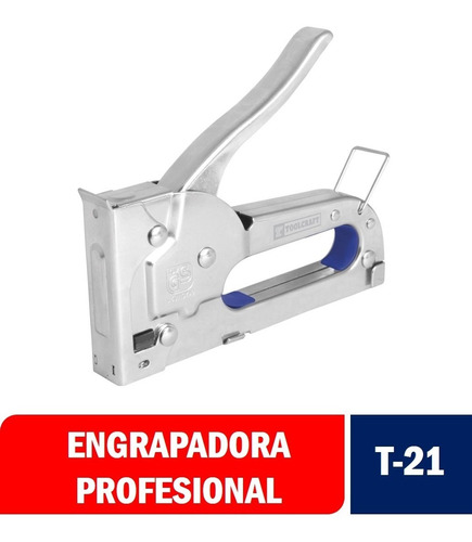  Engrapadora Profesional T-21 Cromada Toolcraft Tc0587