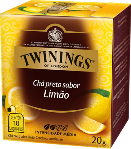 Imagem 1 de 1 de Chá Twinings Preto Limão 10 Sachês