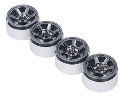 Juego De 4 Cubos De Rueda Rc Beadlock, Llanta Cnc De Aleació