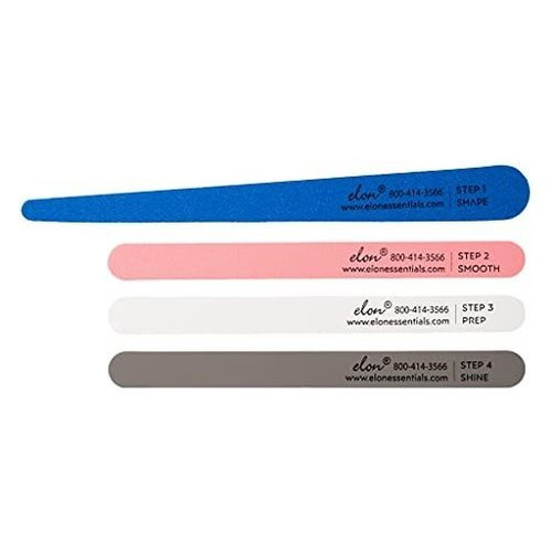 Sistema De Limas De Uñas Elon Professional De 4 Pasos