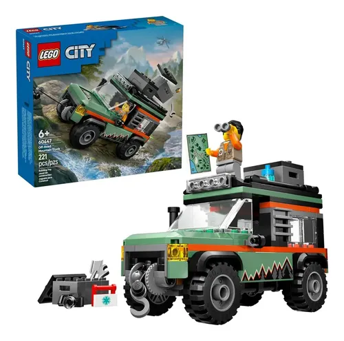 Lego City Caminhonete 4x4 De Montanha Off Road 221 Pçs