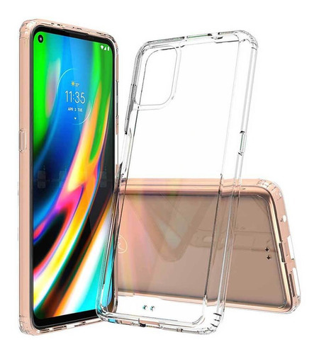 Funda y funda para Motorola Moto G9 Plus Crystal