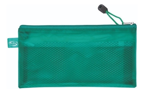 Estuche Adix Estuche Escolar Pvc Verde Color Verde