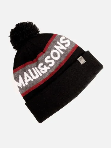 Gorro 1x8 Hombre Negro Maui And Sons