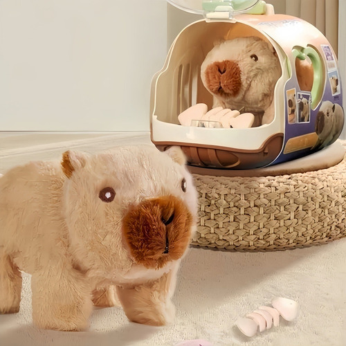 Peluche De Carpincho Eléctrico, Puede Caminar