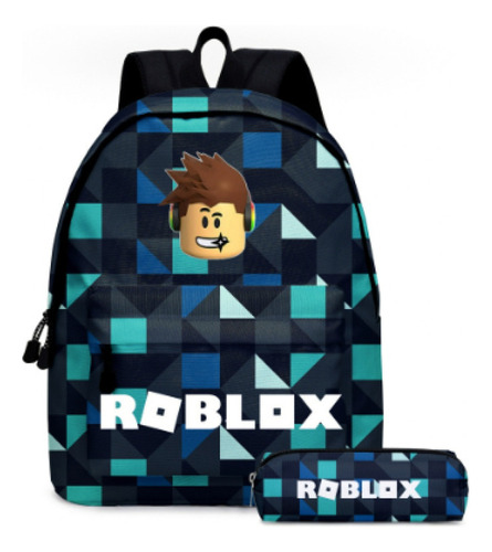 Roblox Mochila Bolsa De Lápices Diseño Para Estudiante 2 Uds