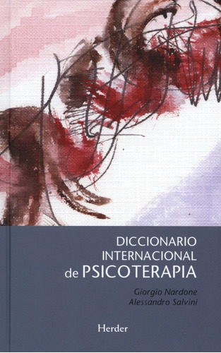 Diccionario Internacional De Psicoterapia Pd [ Nardone ]