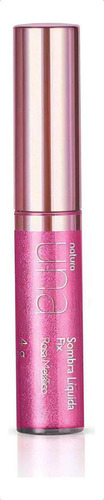 Sombra Liquida Fix Natura Una - Rosa Metalizado