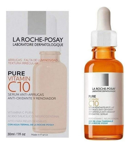 Serum Antiarrugas La Roche Posay Pure Vitamin C10 30ml 