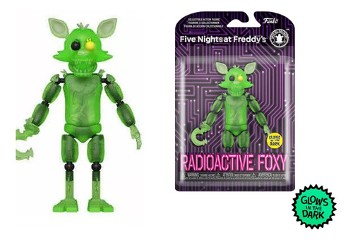 Figura Five Nights Freddy Fnaf Radioactive Foxy