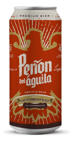 Cerveza Artesanal Peñón Del Águila Oktoberfest Roja - Lata